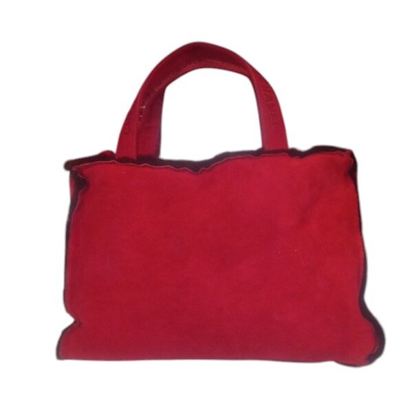 CHANEL Tote Bag Mouton Red CC| GUC - Picture 8 of 14